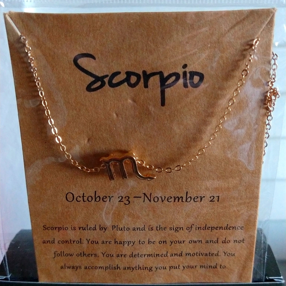 Gold Astrological Sign necklace